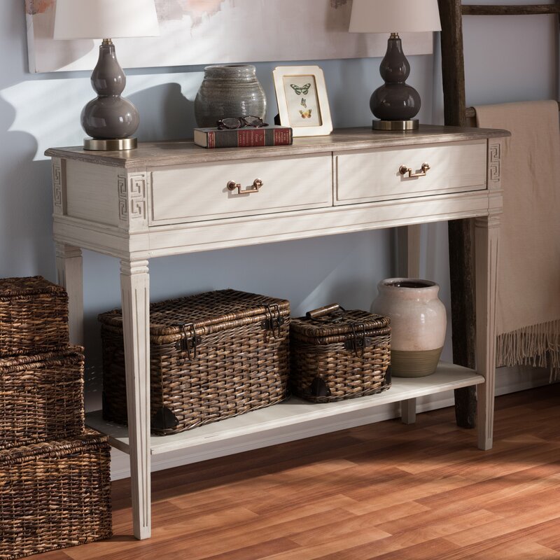 French Provincial Console Table